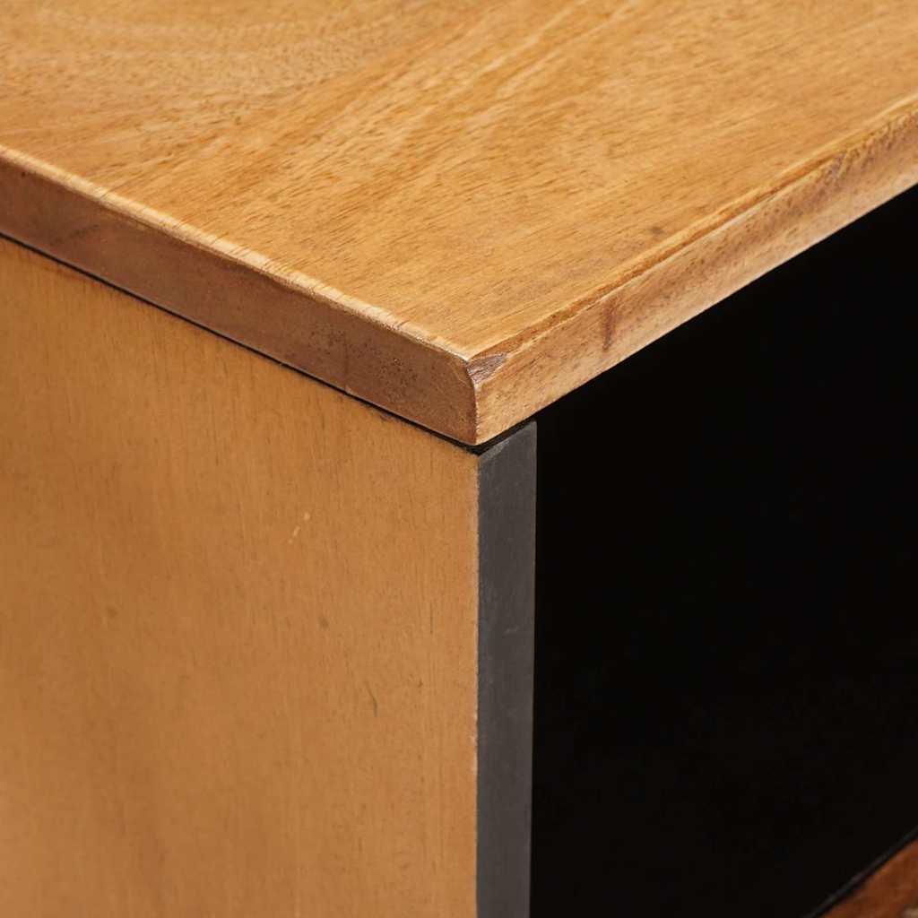 Bedside Table Light brown 50 x 33 x 60 cm Solid mango wood