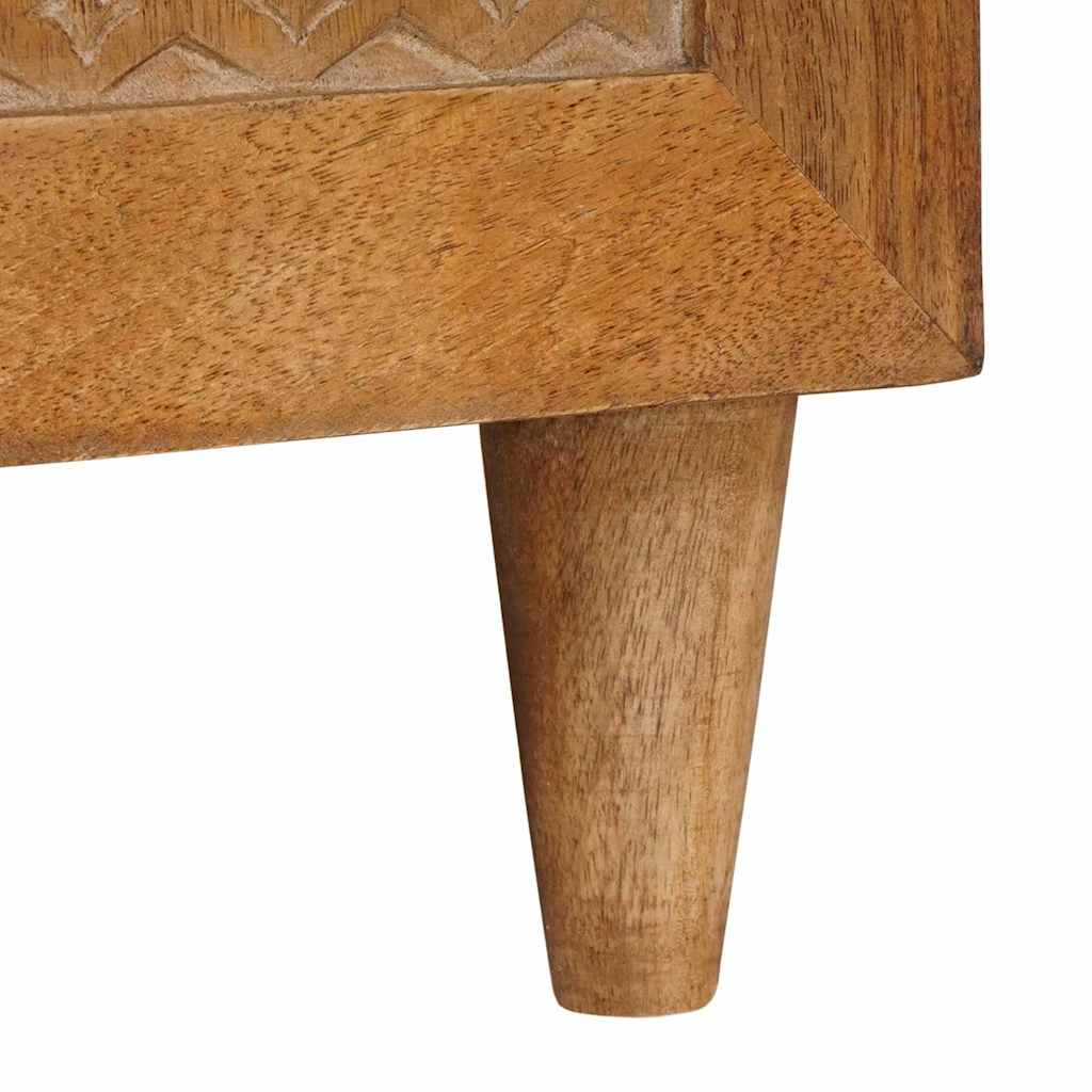 TV Cabinet Light brown 105 x 33 x 46 cm Solid mango wood