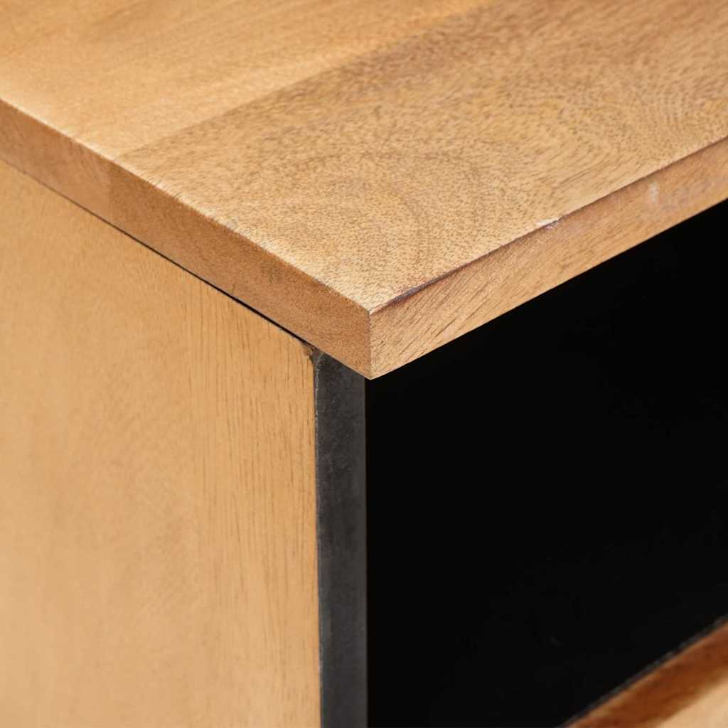 TV Cabinet Light brown 100 x 33 x 46 cm Solid mango wood