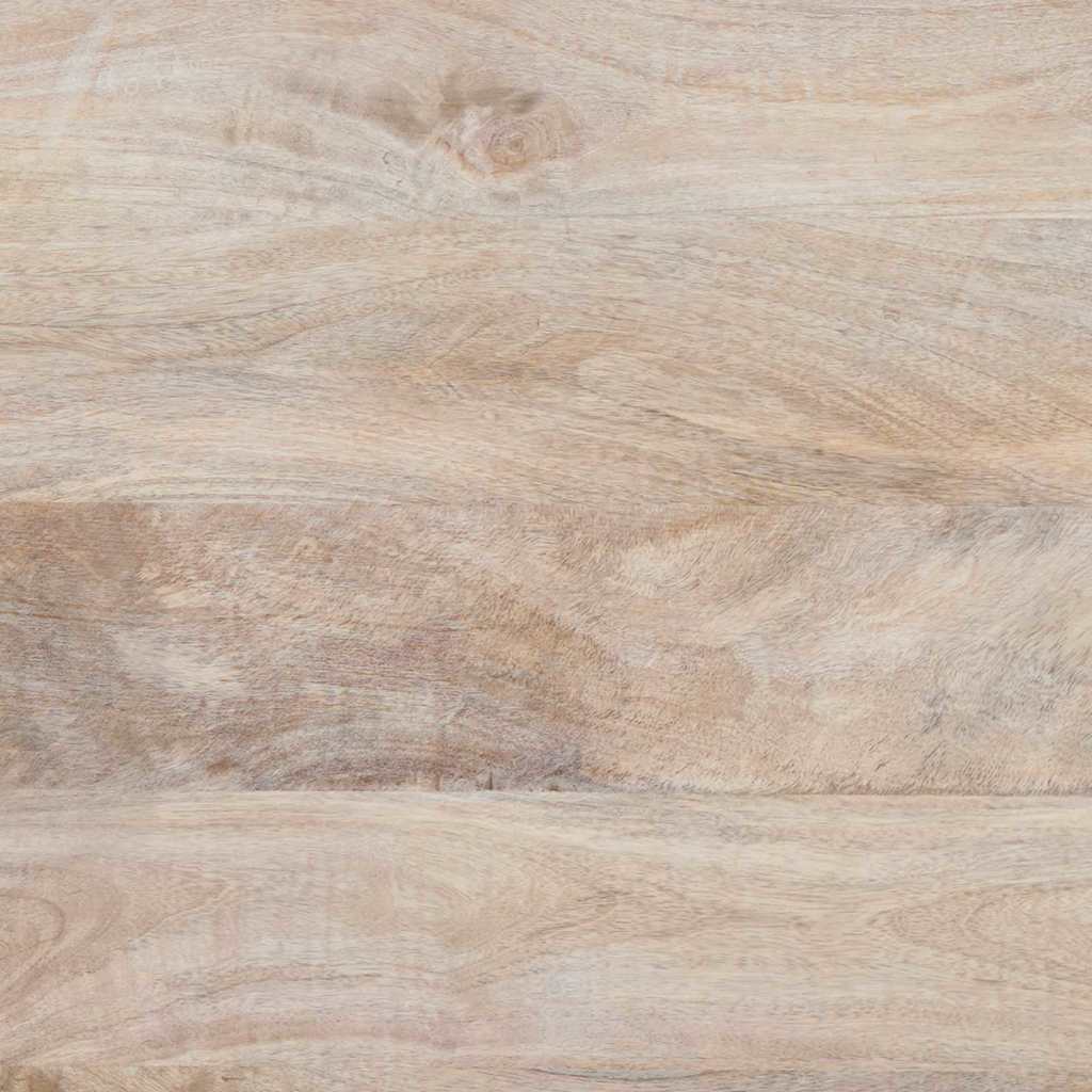 Bedside Table 2 pcs Beige 40 x 33 x 46 cm Solid mango wood