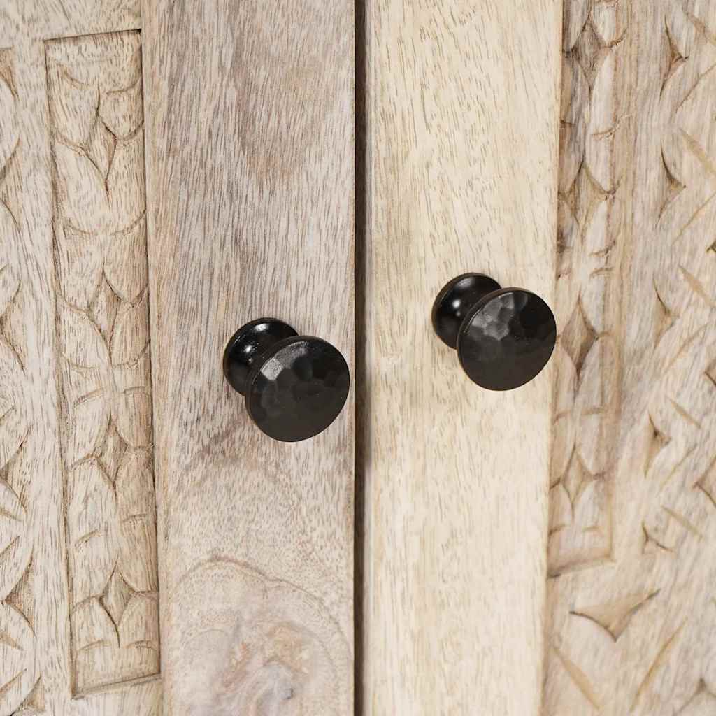 Bathroom Cabinet White 62 x 33 x 58 cm Solid Wood Mango