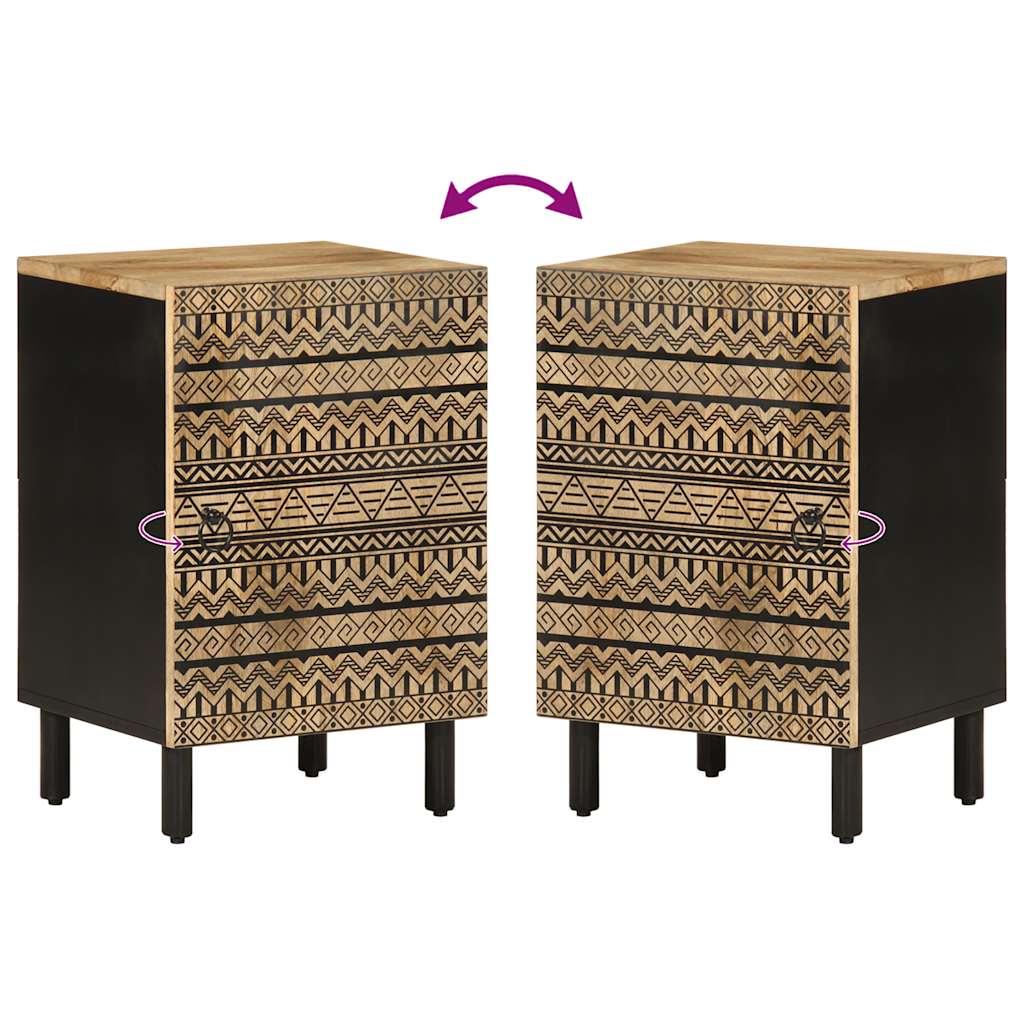 Bathroom Cabinet 38x33.5x58 cm Solid Wood Mango