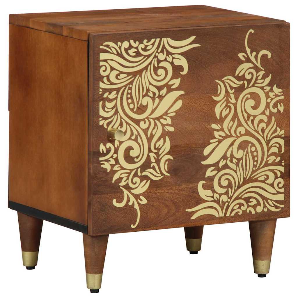 Bedside Cabinet Honey brown 40 x 33 x 46 cm Solid mango wood