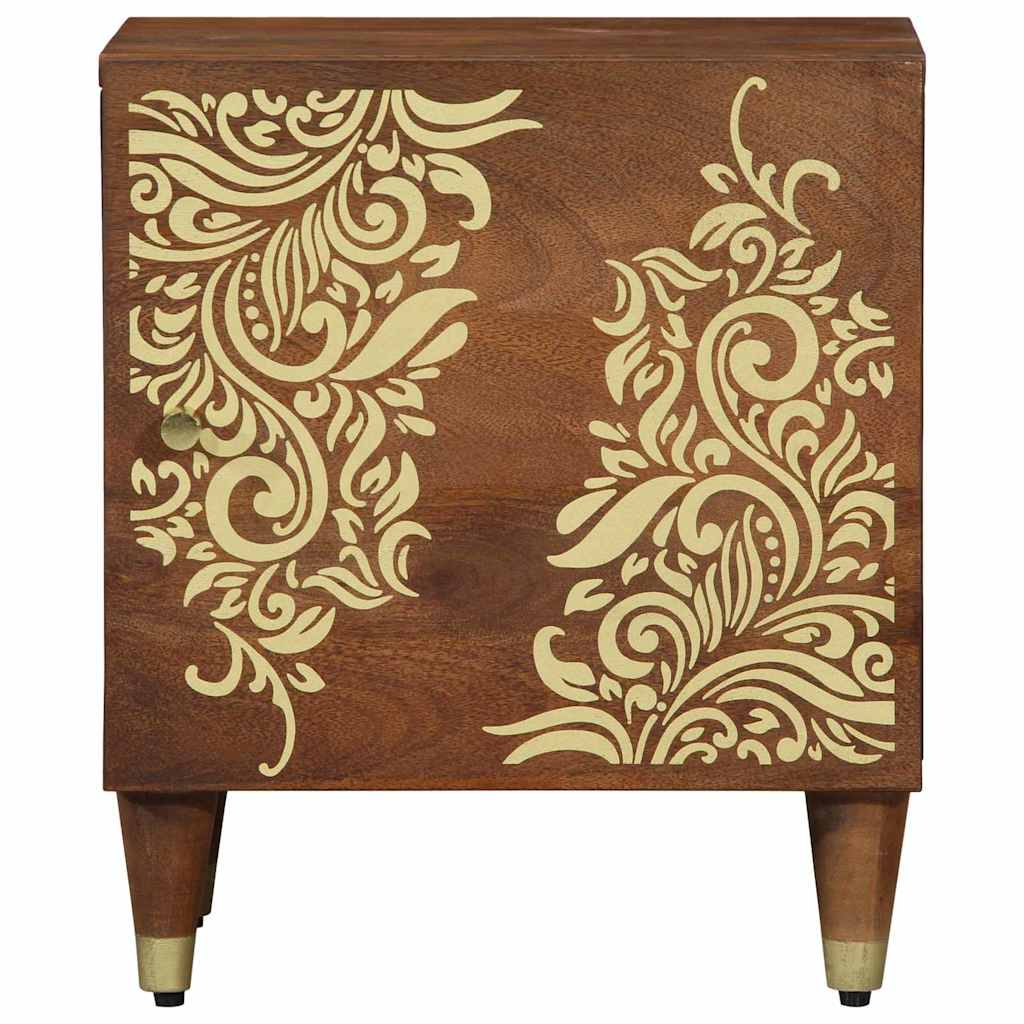 Bedside Cabinet Honey brown 40 x 33 x 46 cm Solid mango wood