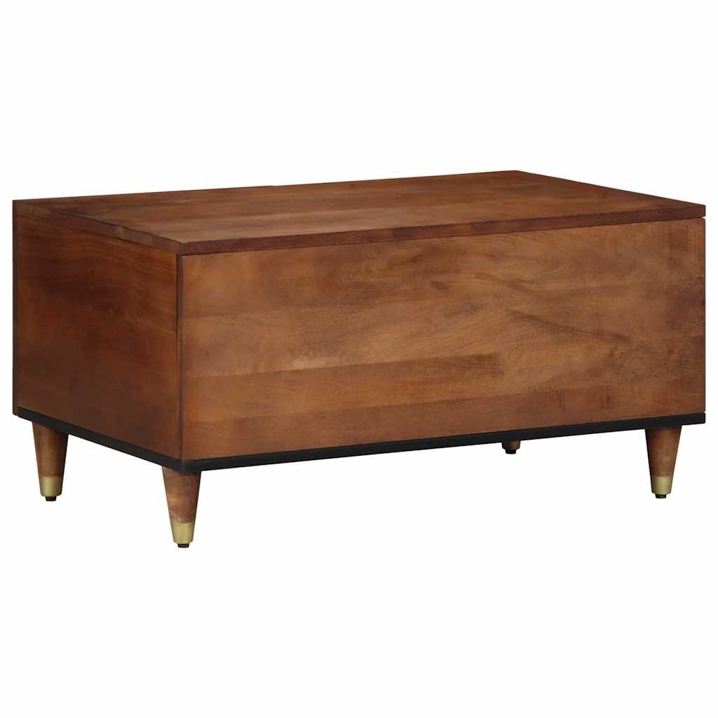 Coffee Table Honey brown 80 x 50 x 40 cm Solid mango wood