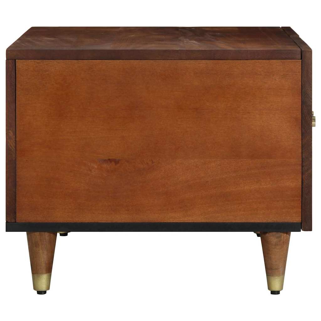 Coffee Table Honey brown 80 x 50 x 40 cm Solid mango wood