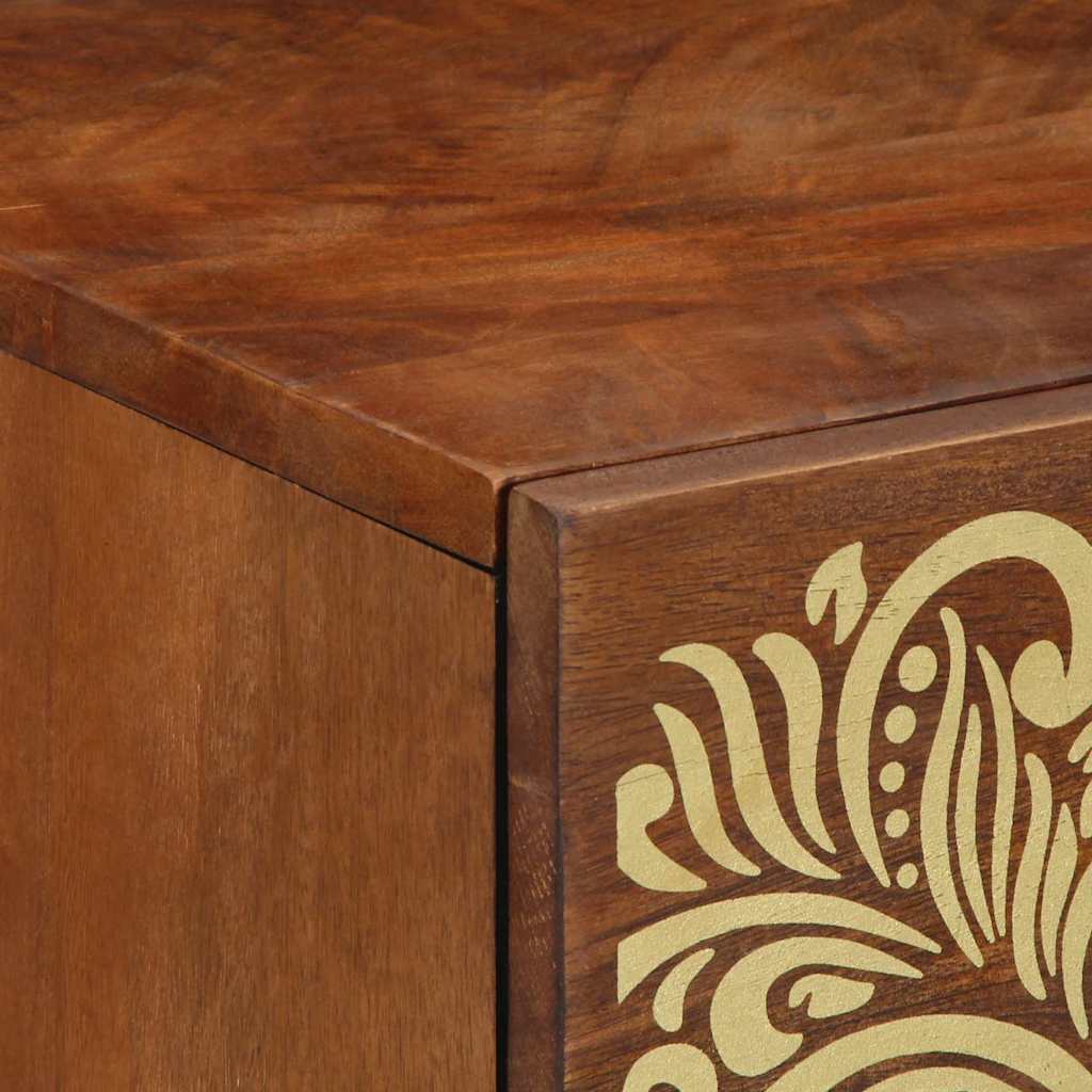 Bedside Cabinet Honey brown 50 x 33 x 60 cm Solid mango wood