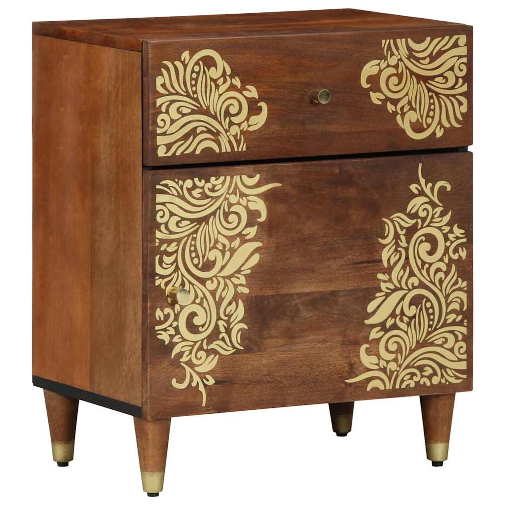 Bedside Cabinet Honey brown 50 x 33 x 60 cm Solid mango wood