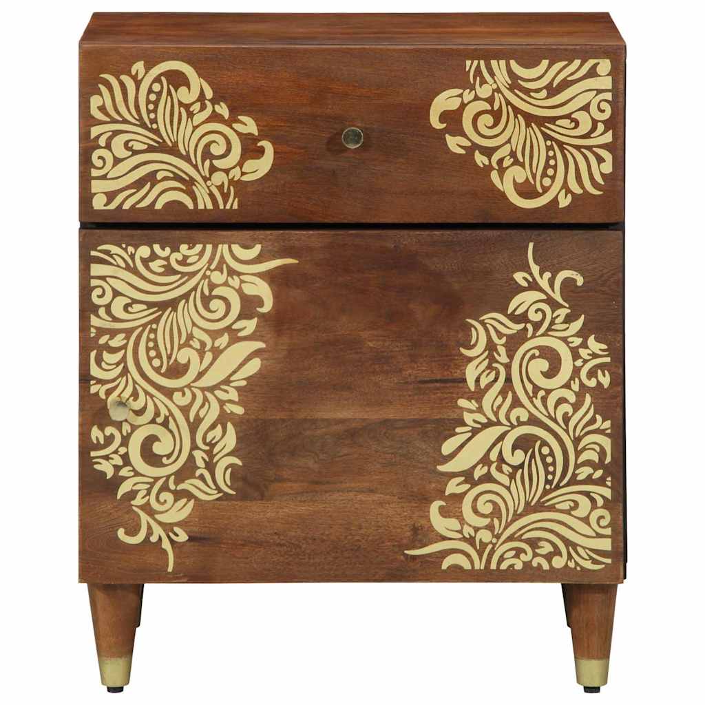 Bedside Cabinet Honey brown 50 x 33 x 60 cm Solid mango wood