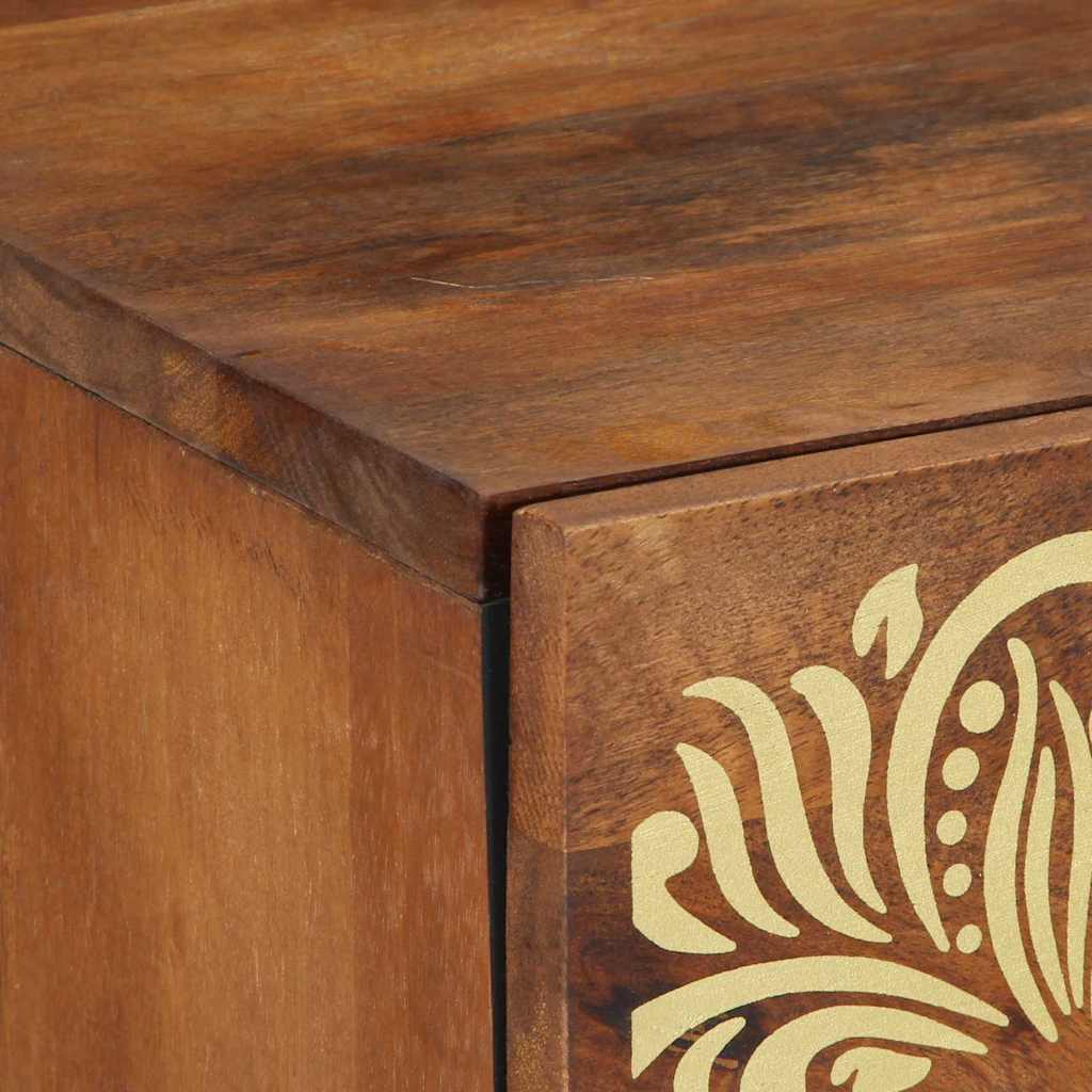 Bedside Cabinet Honey brown 50 x 33 x 60 cm Solid mango wood