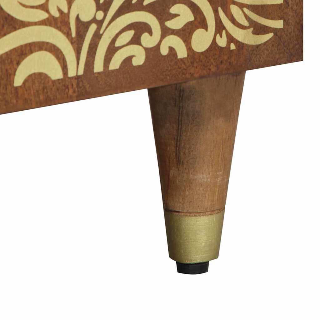 Bedside Cabinet Honey brown 50 x 33 x 60 cm Solid mango wood