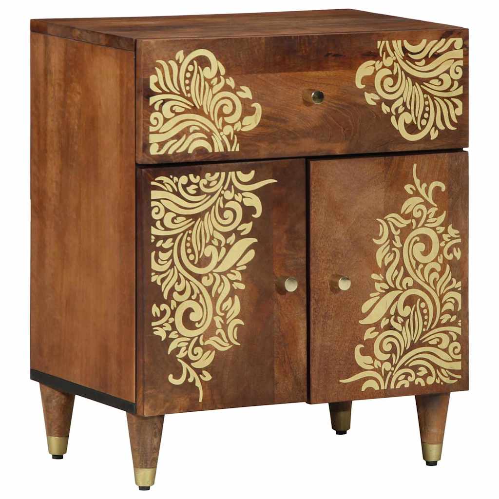Bedside Cabinet Honey brown 50 x 33 x 60 cm Solid mango wood