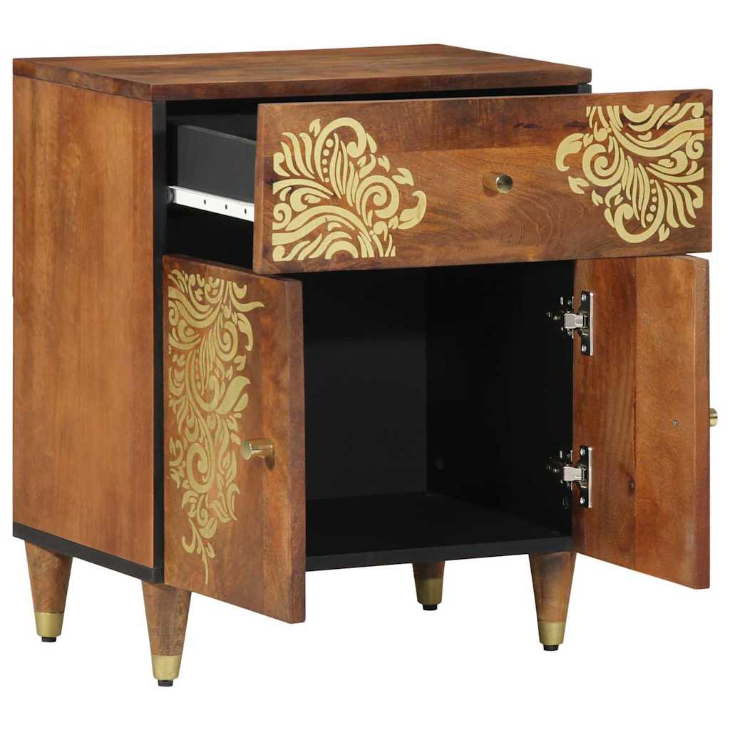 Bedside Cabinet Honey brown 50 x 33 x 60 cm Solid mango wood