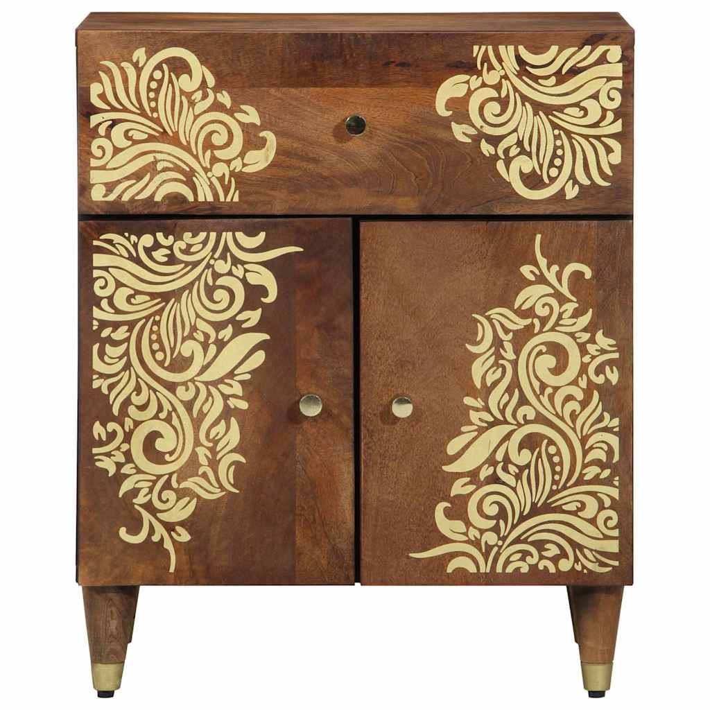 Bedside Cabinet Honey brown 50 x 33 x 60 cm Solid mango wood