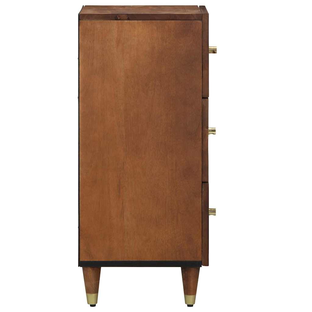 Sideboard with Drawer Brown 40 x 33.5 x 75 cm Solid Mango wood
