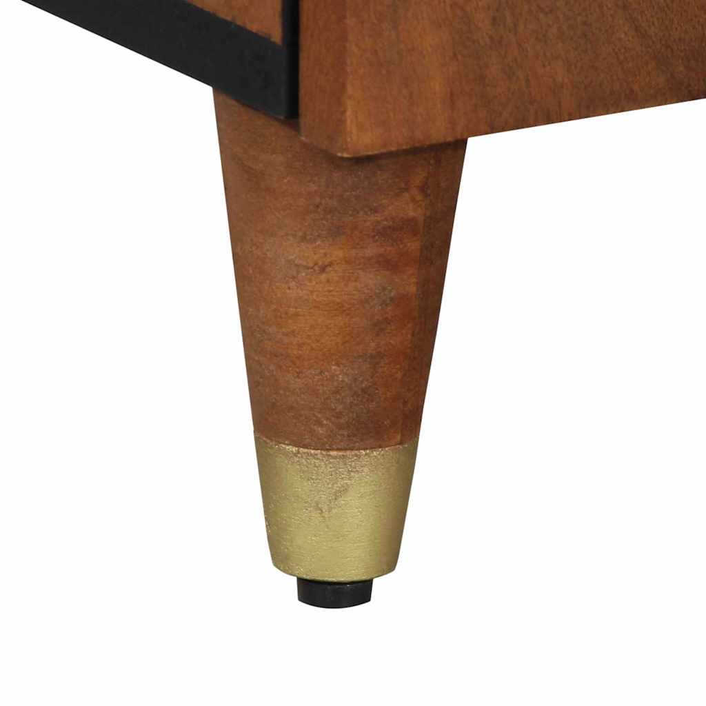 Sideboard with Shelf Brown 40 x 33.5 x 75 cm Solid Mango wood