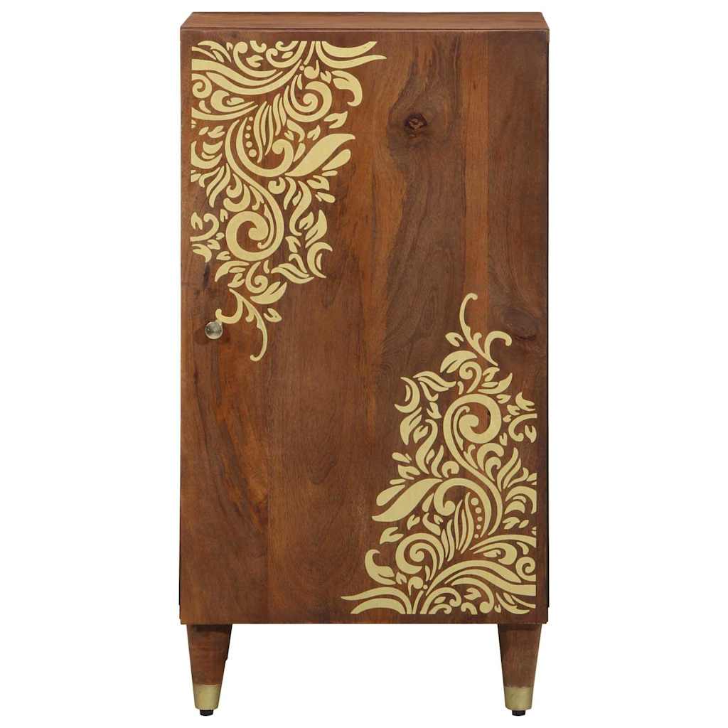 Sideboard with Shelf Brown 40 x 33.5 x 75 cm Solid Mango wood