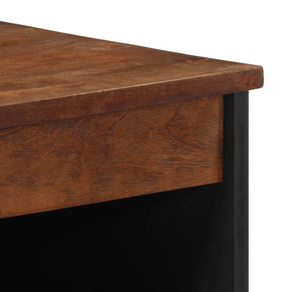 Sideboard with Shelf Brown 60 x 33.5 x 75 cm Solid Mango wood