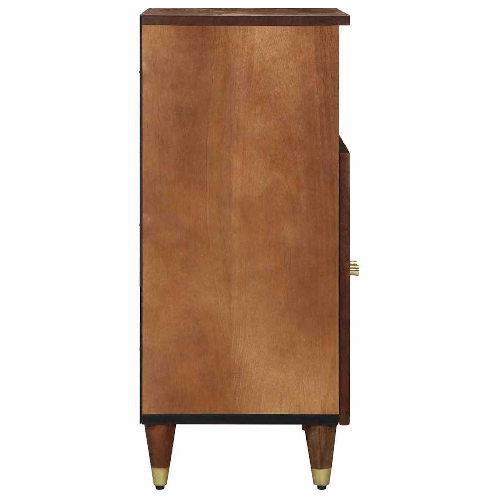 Sideboard with Shelf Brown 60 x 33.5 x 75 cm Solid Mango wood