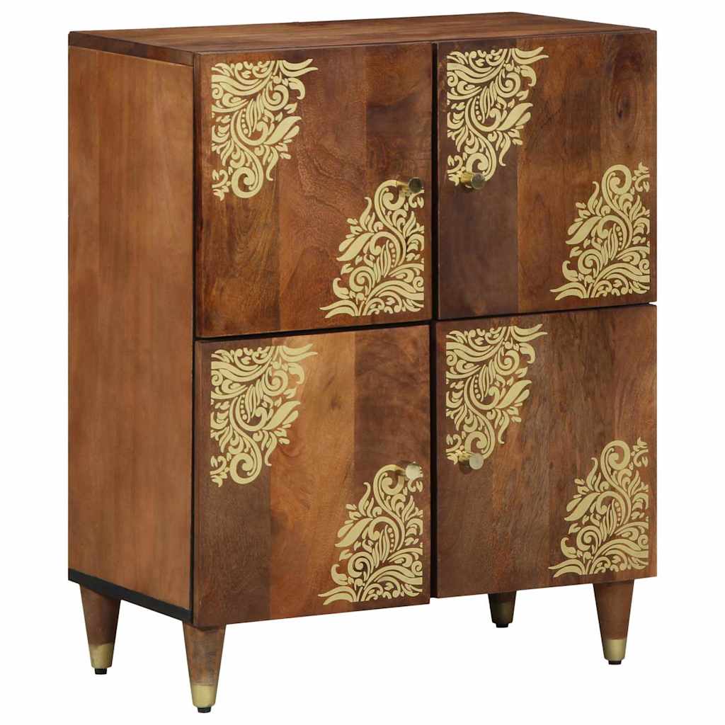 Sideboard with Shelf Brown 60 x 33 x 75 cm Solid Mango wood