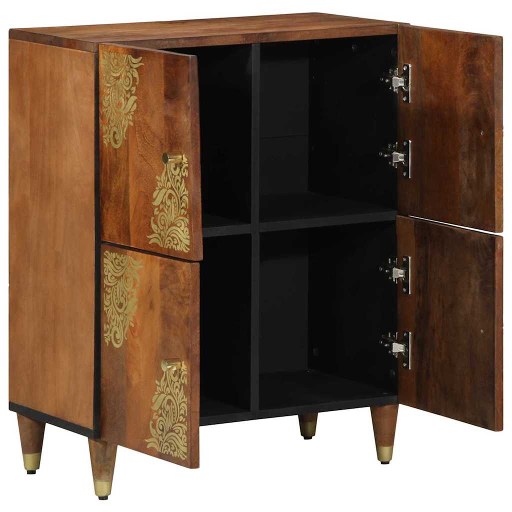 Sideboard with Shelf Brown 60 x 33 x 75 cm Solid Mango wood