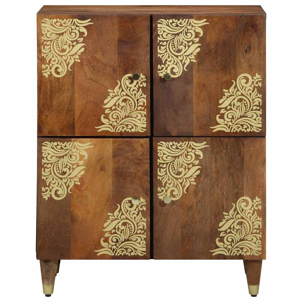 Sideboard with Shelf Brown 60 x 33 x 75 cm Solid Mango wood