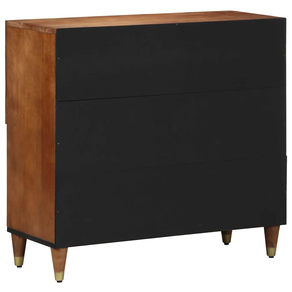 Sideboard with Shelf Brown 80 x 33.5 x 75 cm Solid Mango wood