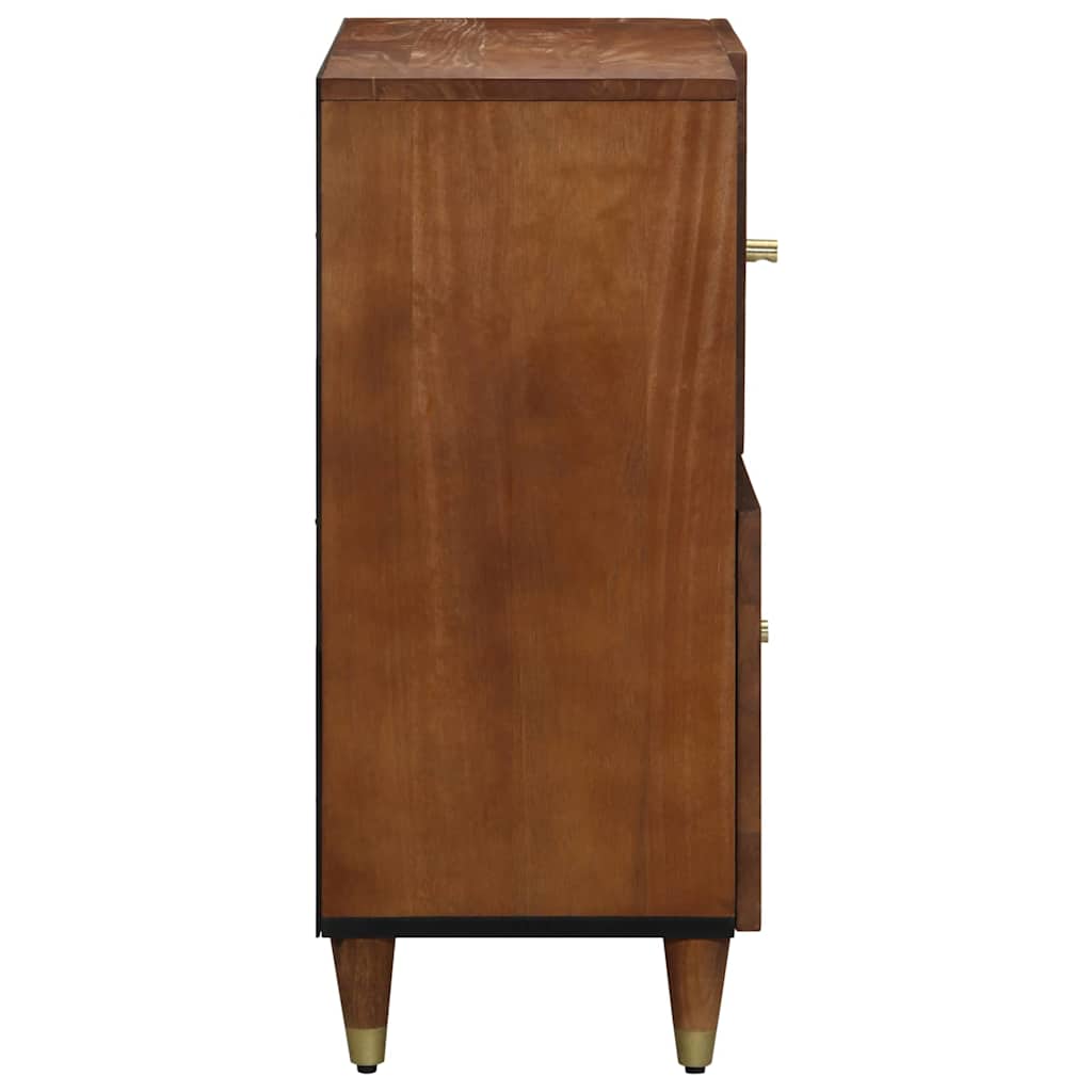 Sideboard with Shelf Brown 80 x 33.5 x 75 cm Solid Mango wood