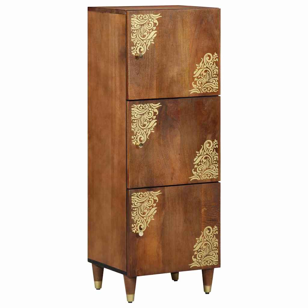 Highboard with Drawer Brown 40 x 33.5 x 110 cm Solid Mango wood