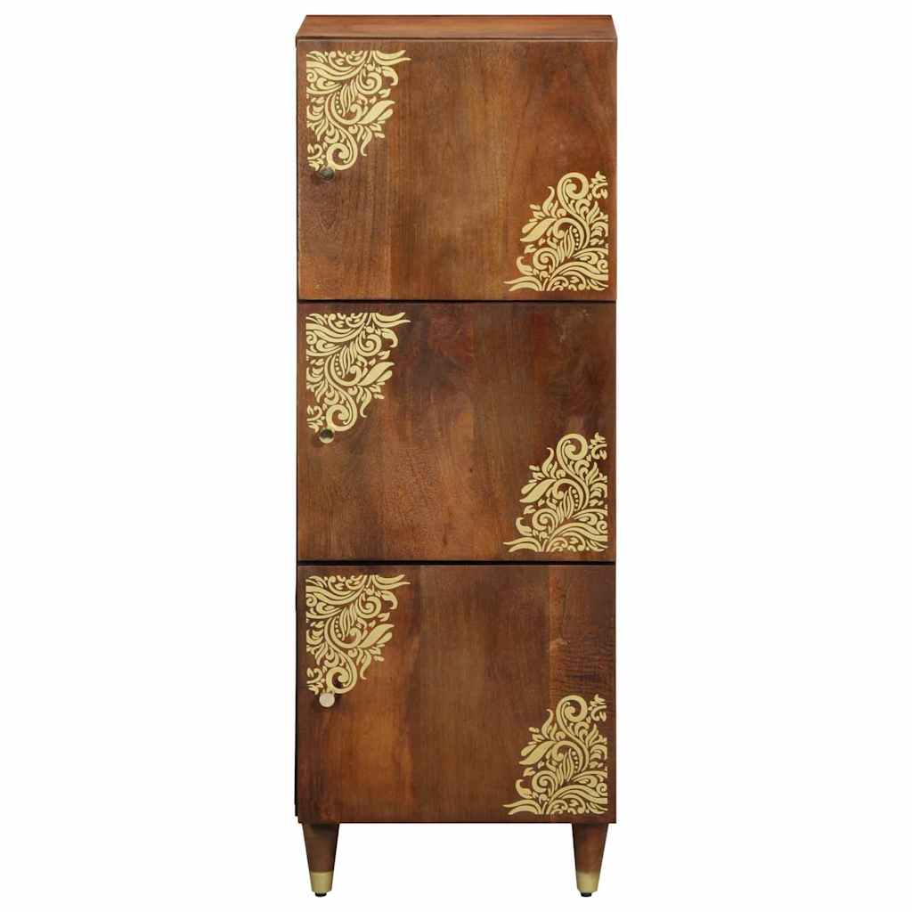 Highboard with Drawer Brown 40 x 33.5 x 110 cm Solid Mango wood