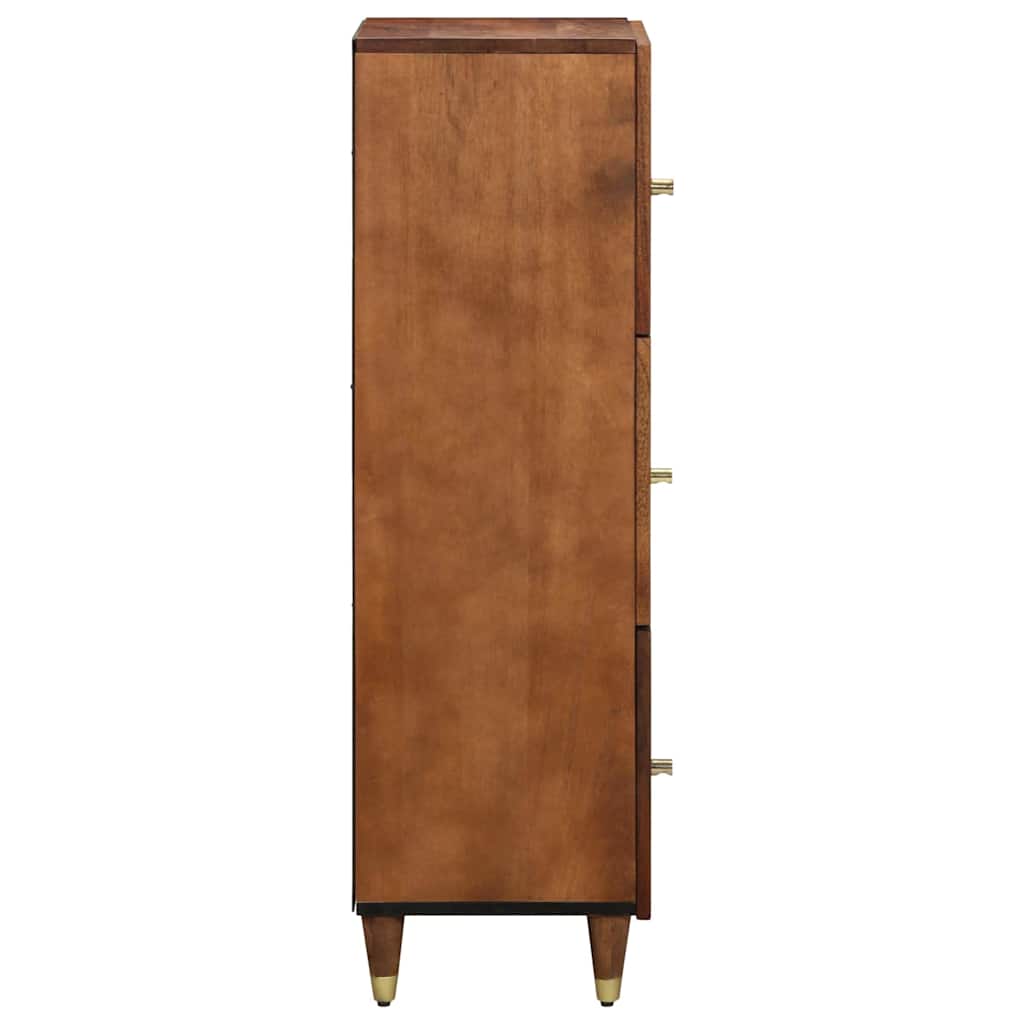 Highboard with Drawer Brown 40 x 33.5 x 110 cm Solid Mango wood