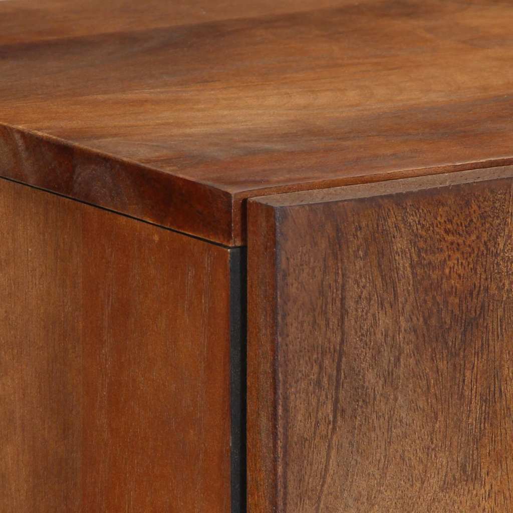 Highboard with Shelf Brown 60 x 33.5 x 100 cm Solid Mango wood