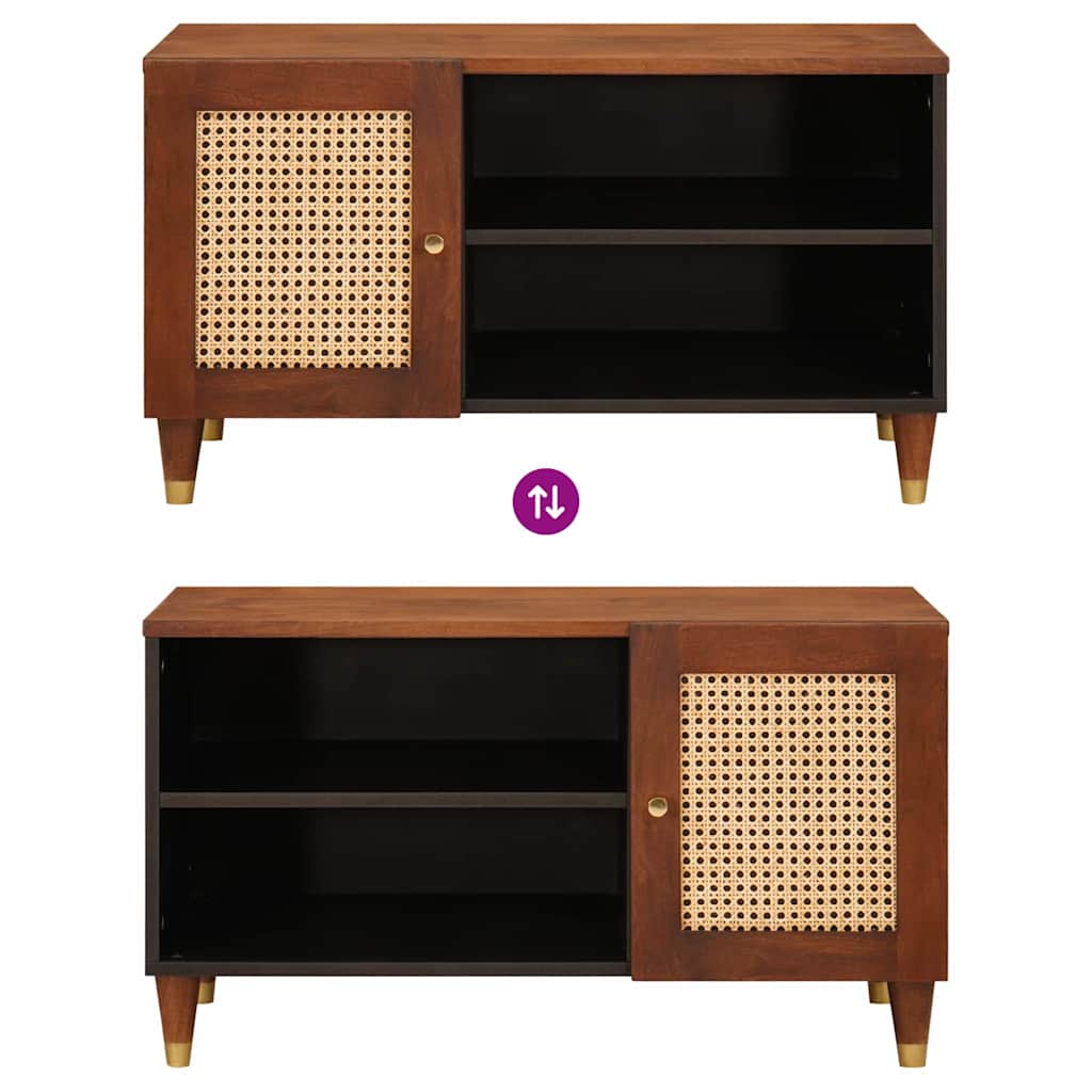 Media Storage Cabinets & Racks Brown 80 x 31.5 x 46 cm