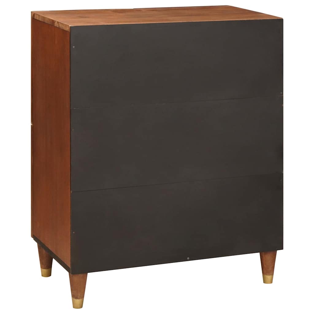 Sideboard Brown 60 x 33.5 x 75 cm Cane and solid mango wood