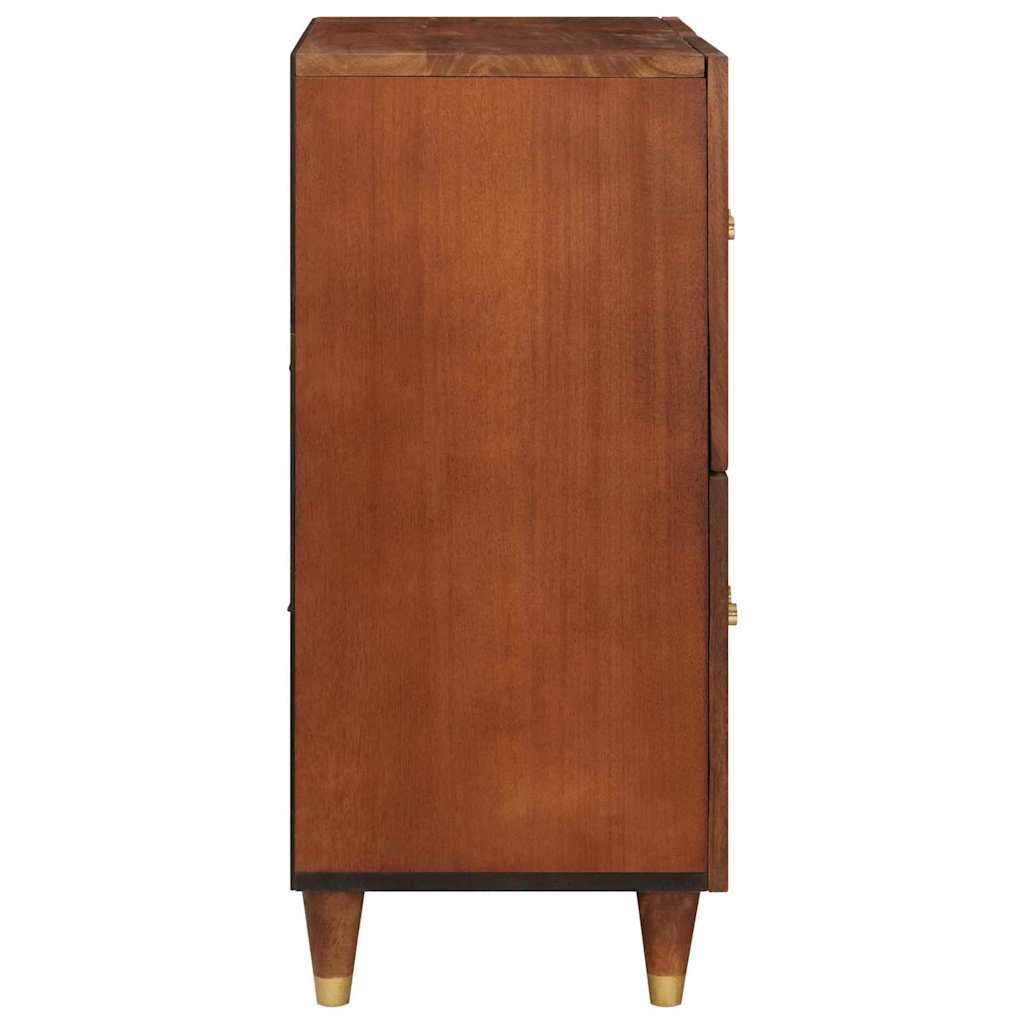 Sideboard Brown 60 x 33.5 x 75 cm Cane and solid mango wood