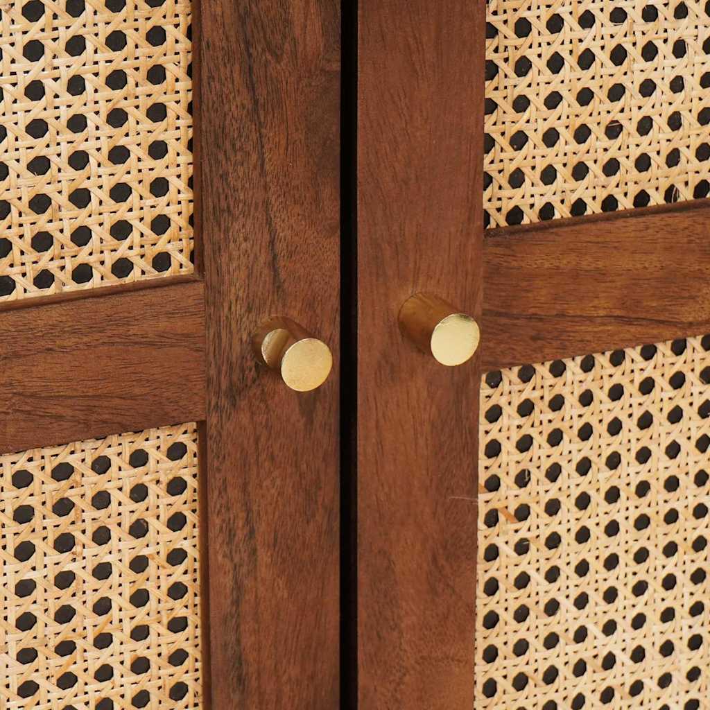 Media Storage Cabinets & Racks Brown 60 x 33.5 x 100 cm