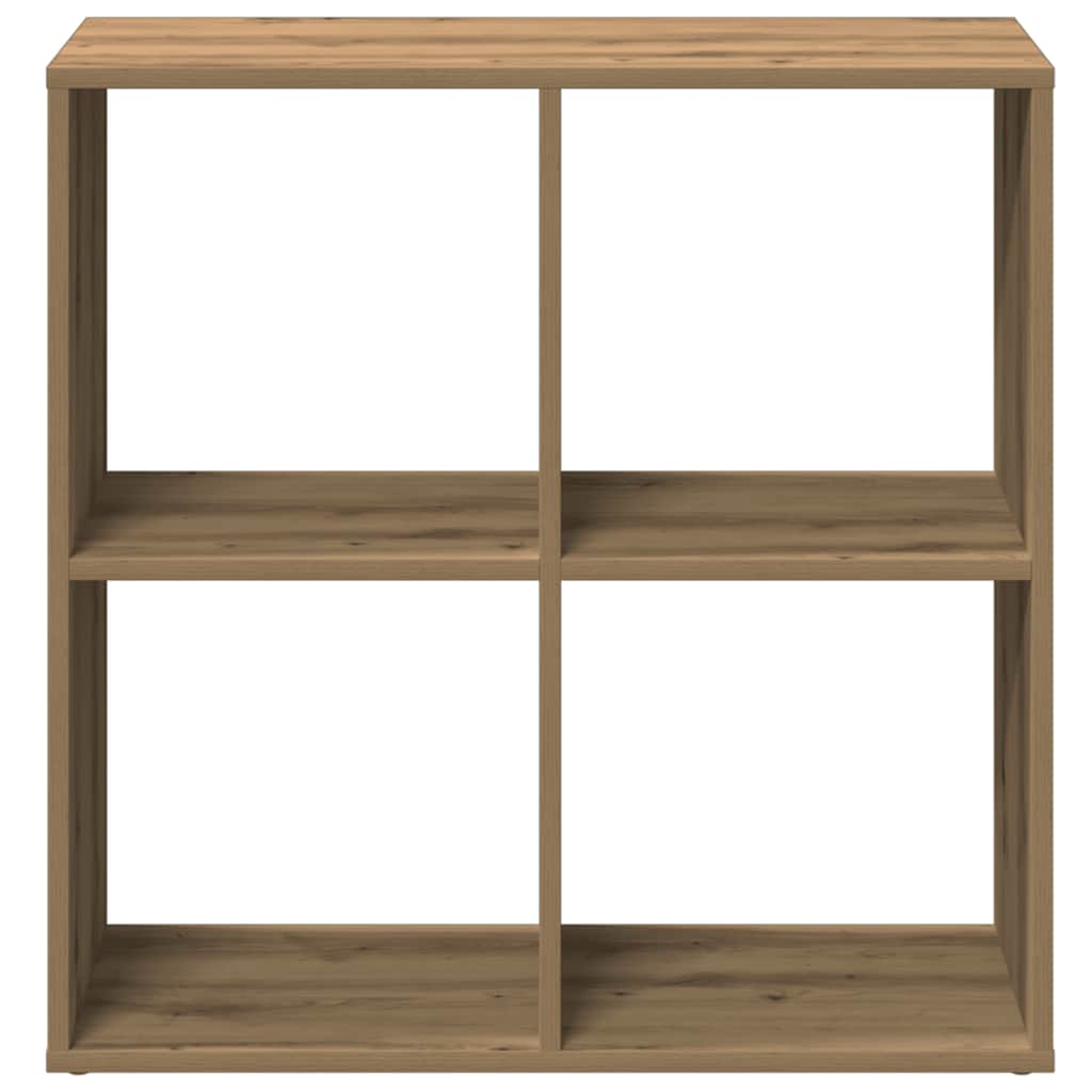 Room Divider Bookcase Artisan Oak 69.5x29x69.5 cm Engineered Wood