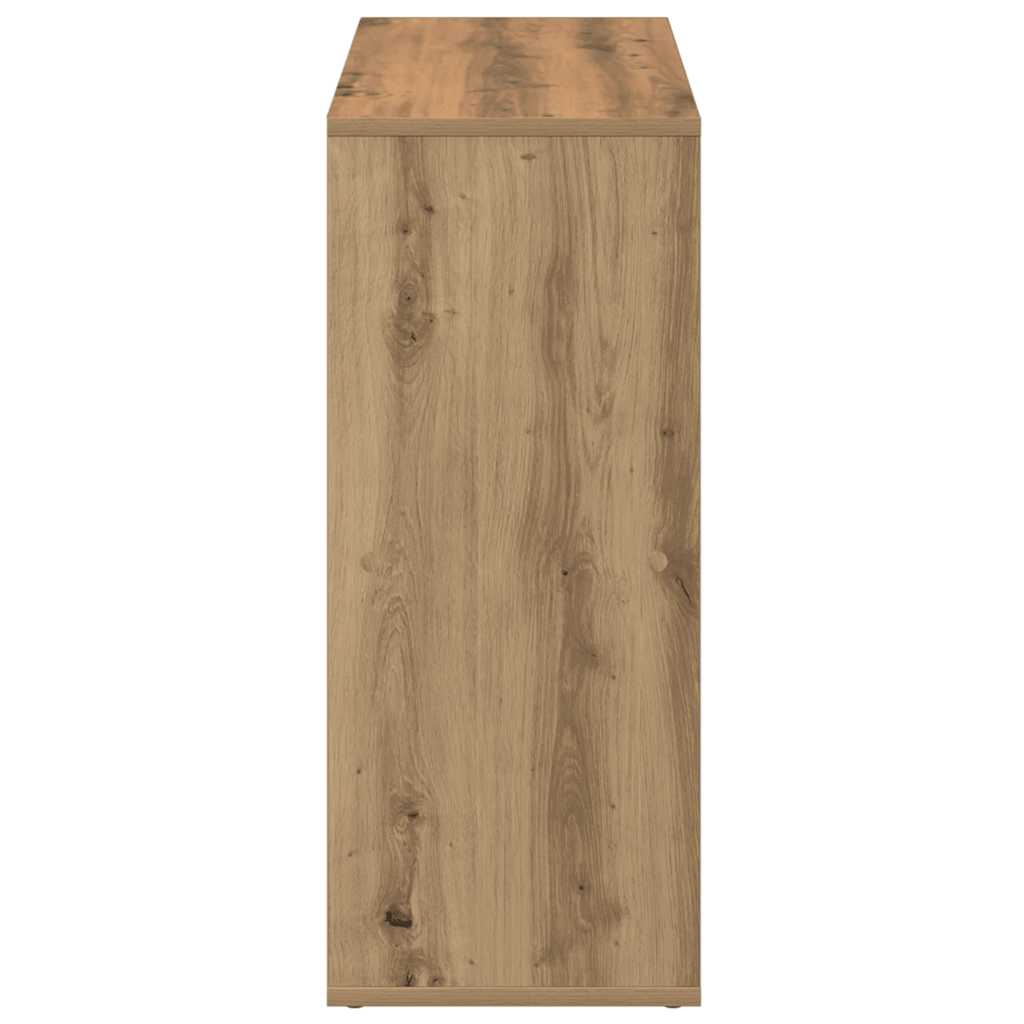 Room Divider Bookcase Artisan Oak 69.5x29x69.5 cm Engineered Wood