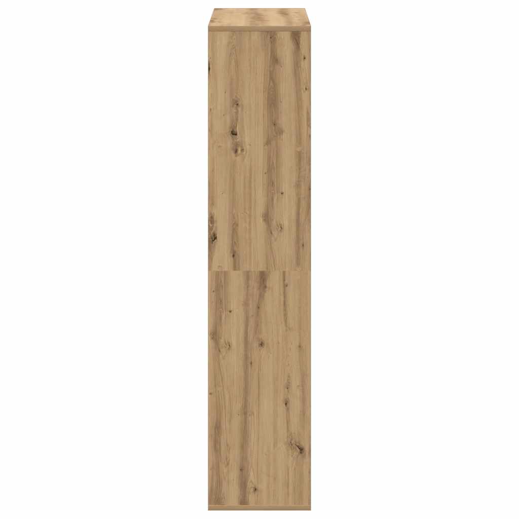 Room Divider Bookcase Artisan Oak 69.5x29x137.5 cm Engineered Wood