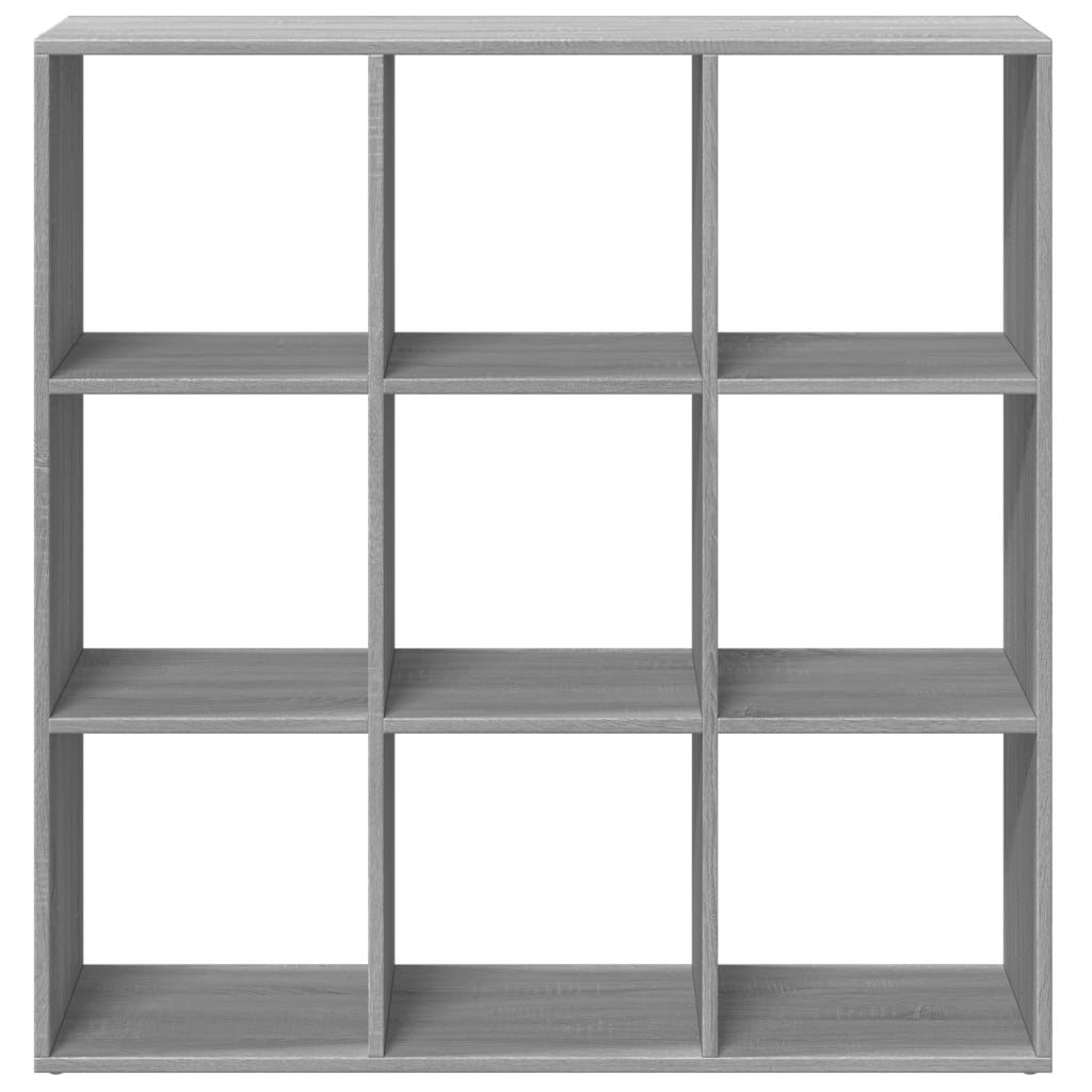 Room Divider Bookcase Grey Sonoma 102x29x103.5 cm Engineered Wood
