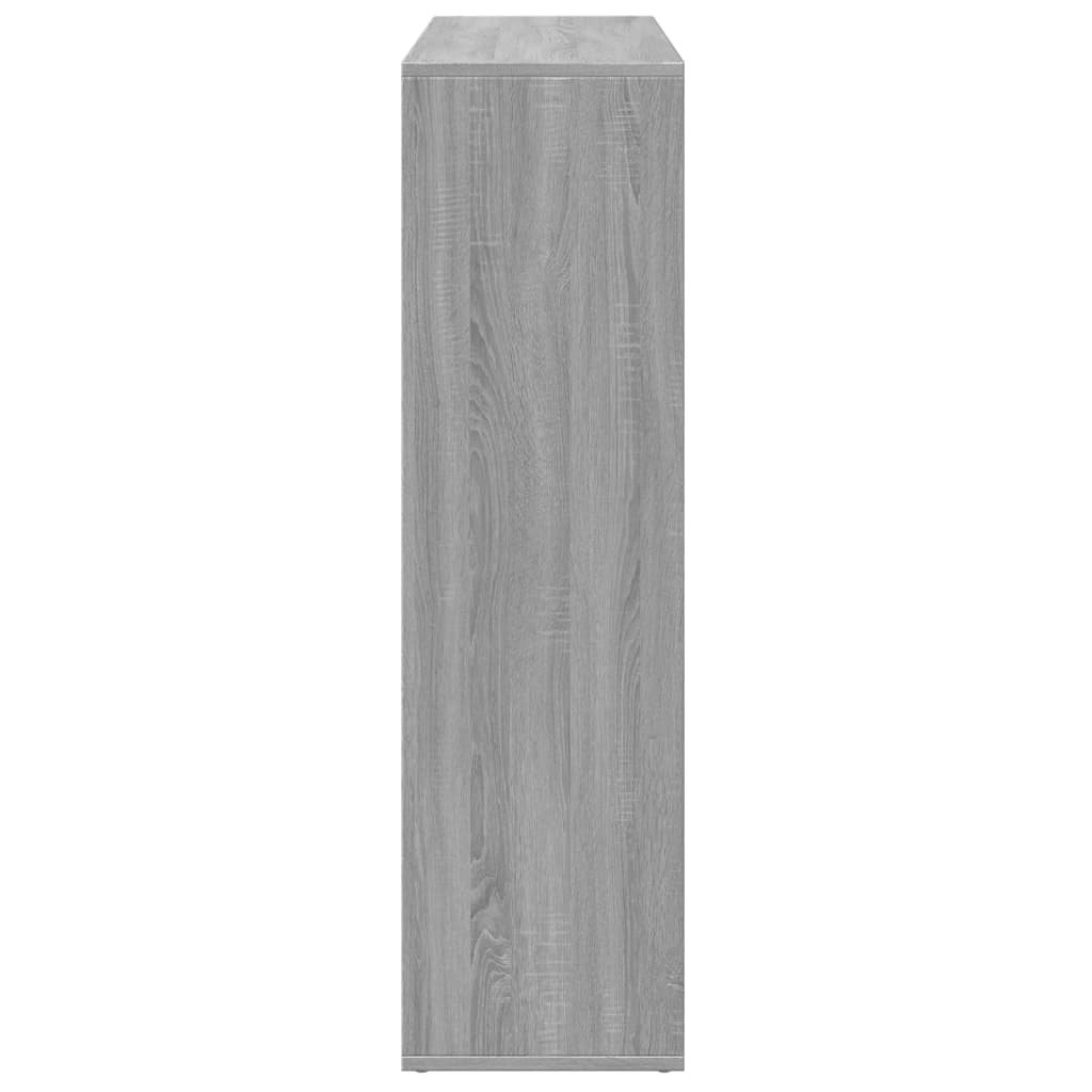 Room Divider Bookcase Grey Sonoma 102x29x103.5 cm Engineered Wood