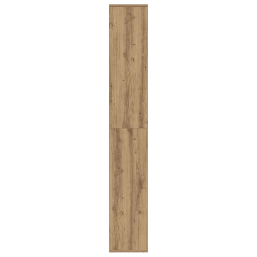 Room Divider Bookcase Artisan Oak 67x25x161.5 cm Engineered Wood