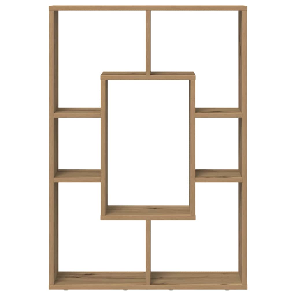 Bookcase Artisian Oak 63x20x90 cm Engineered Wood