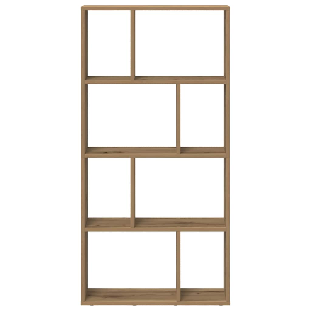 Bookcase Artisian Oak 60x20x120 cm Engineered Wood