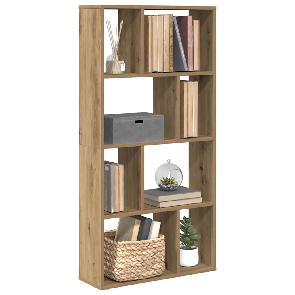 Bookcase Artisian Oak 60x20x120 cm Engineered Wood
