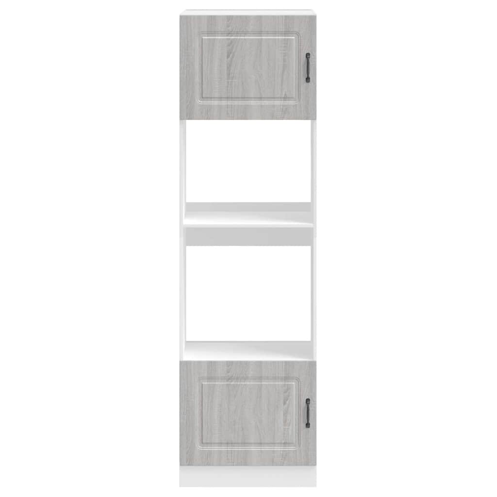 Oven Cabinets 2 pcs Kalmar Grey Sonoma Engineered Wood