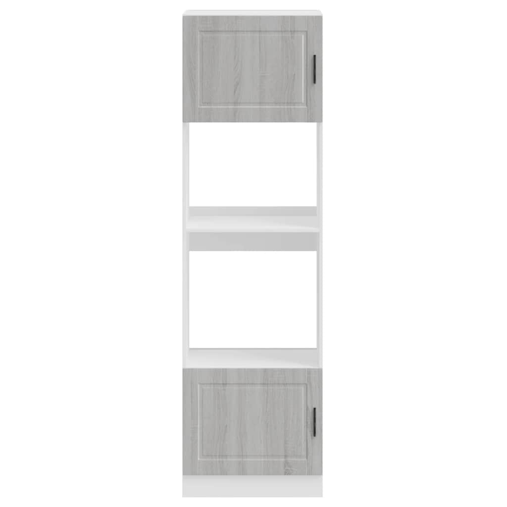 Oven Cabinets 2 pcs Porto Grey Sonoma Engineered Wood