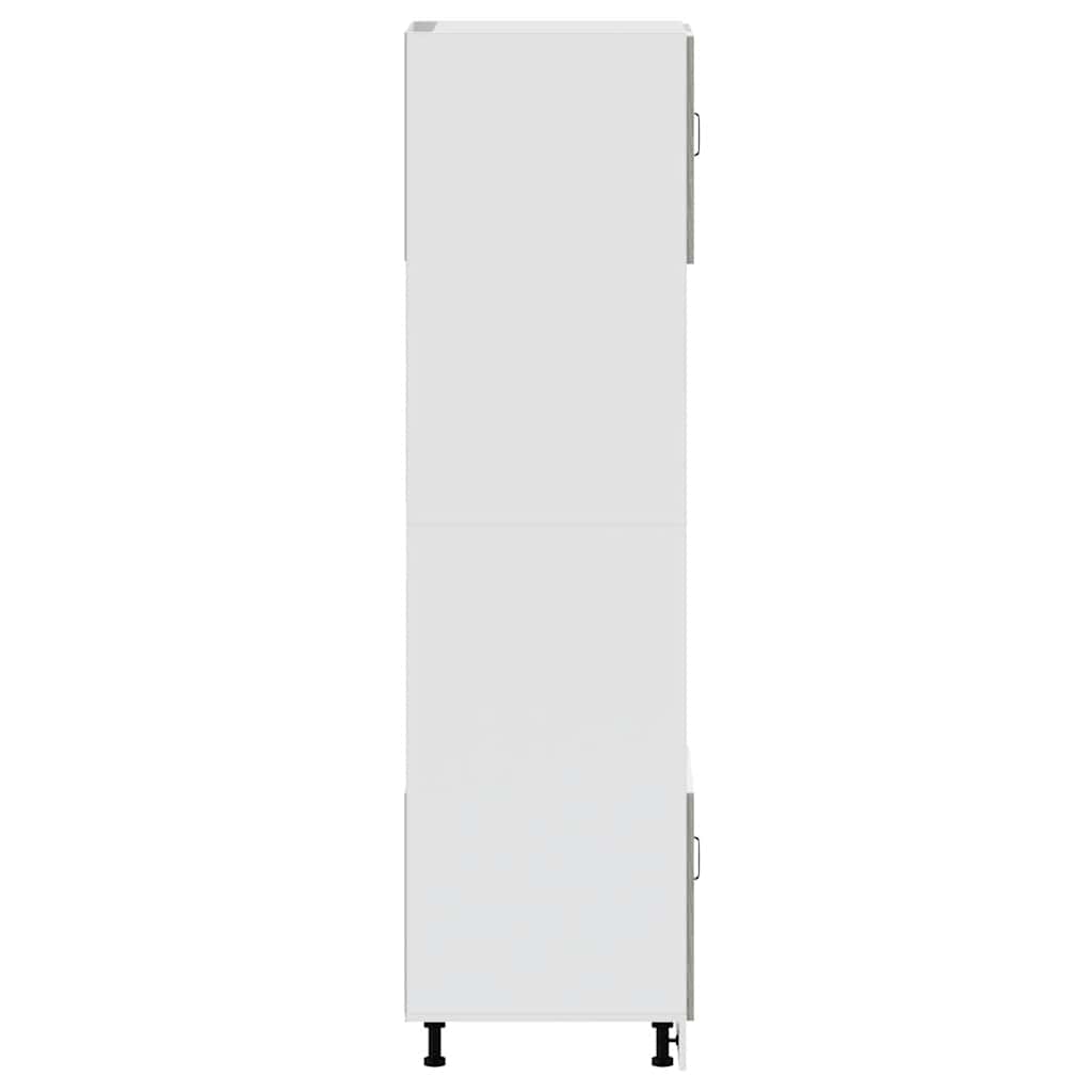 Oven Cabinets 2 pcs Porto Grey Sonoma Engineered Wood