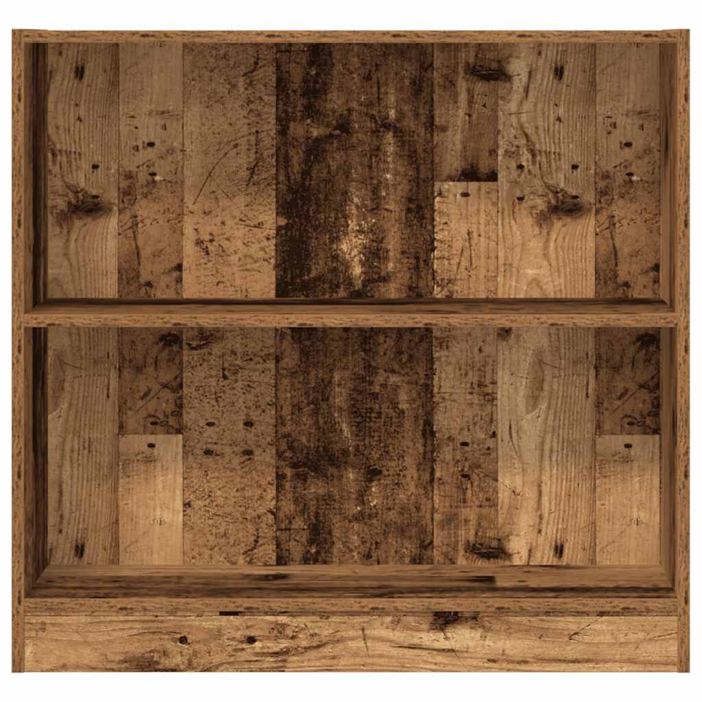 Bookcase Old Wood 80x24x76 cm Engineered Wood