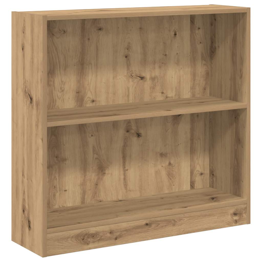 Bookcase Artisian Oak 80x24x76 cm Engineered Wood